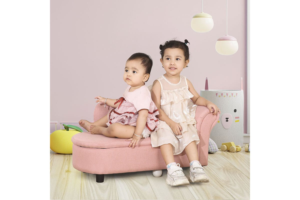 Homcom Kids Sofa | Pink-2