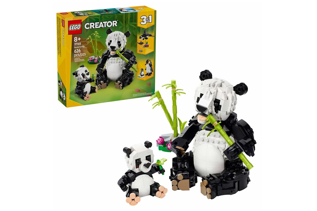 Lego Creator 3-in-1 Wild Animal Panda Family Building Toys Set-6