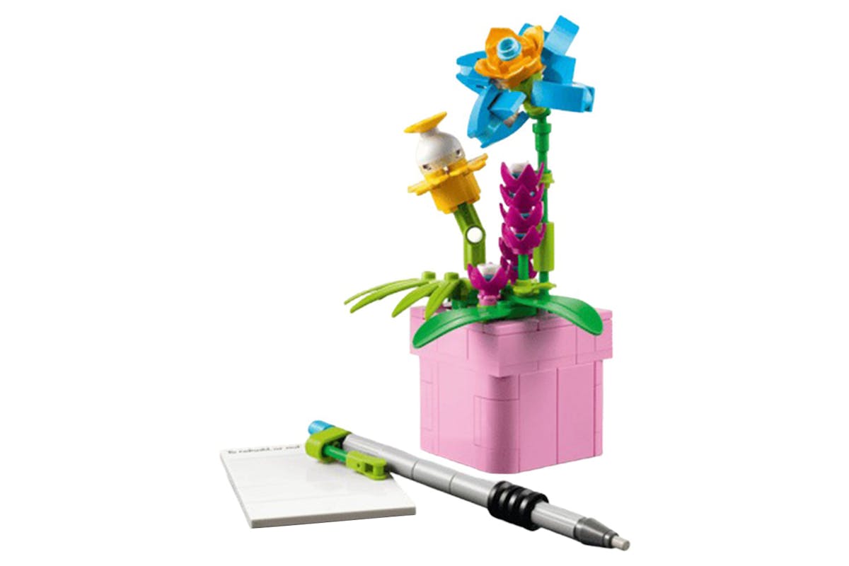 Lego Typewriter with Flowers 3 in 1 Building Toys Set-6