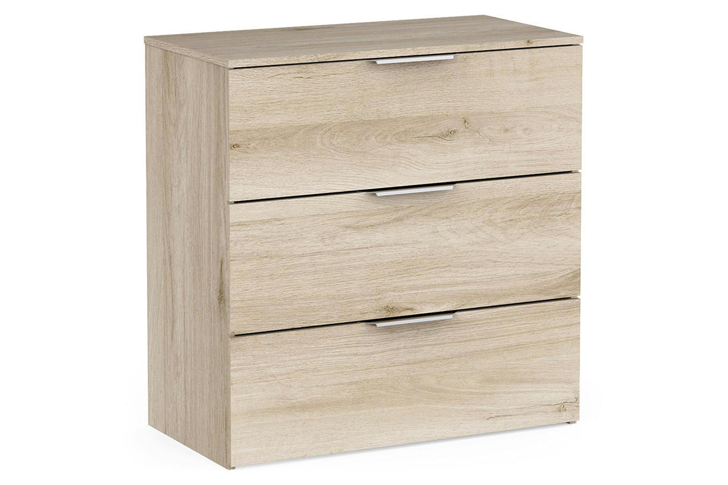 Ghost Chest of Drawer | 3 Drawer | Oak Effect-3