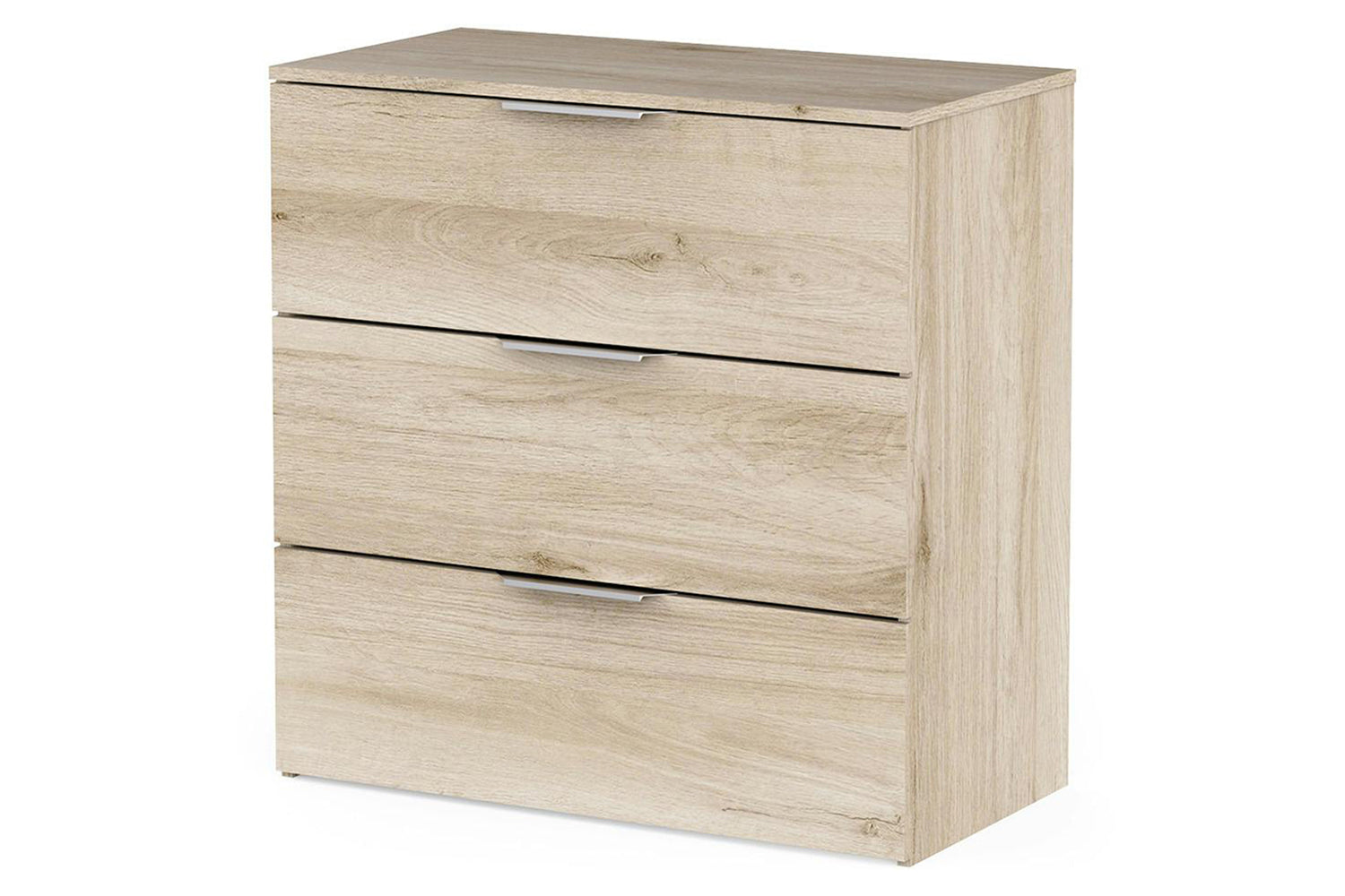 Ghost Chest of Drawer | 3 Drawer | Oak Effect-4