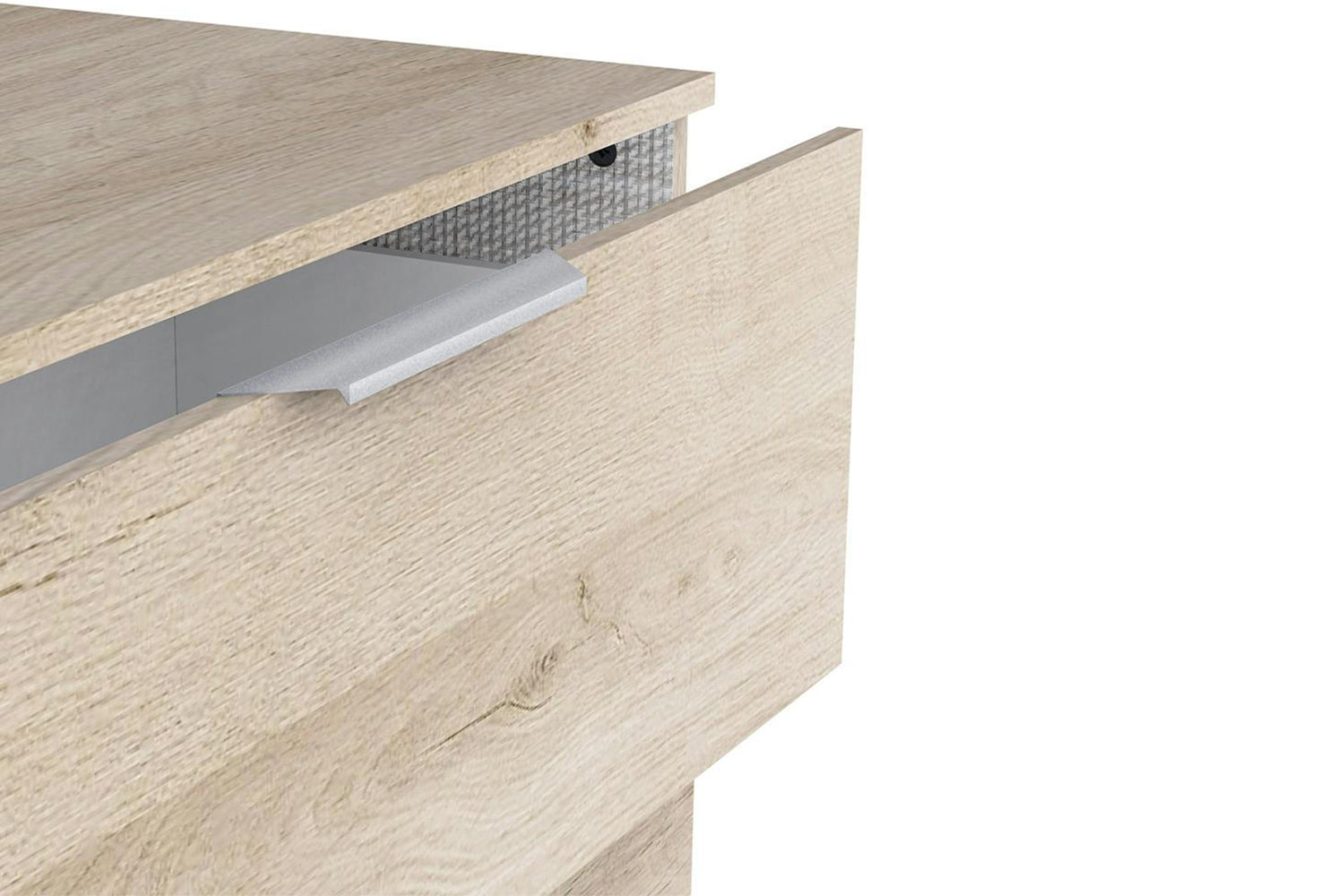 Ghost Chest of Drawer | 3 Drawer | Oak Effect-7