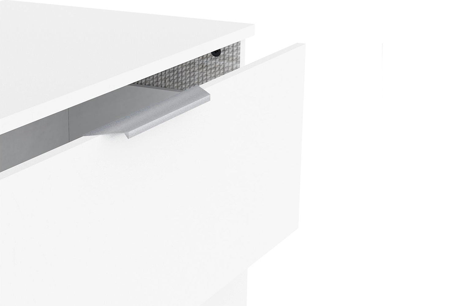 Ghost Chest of Drawer | 3 Drawer | White-7
