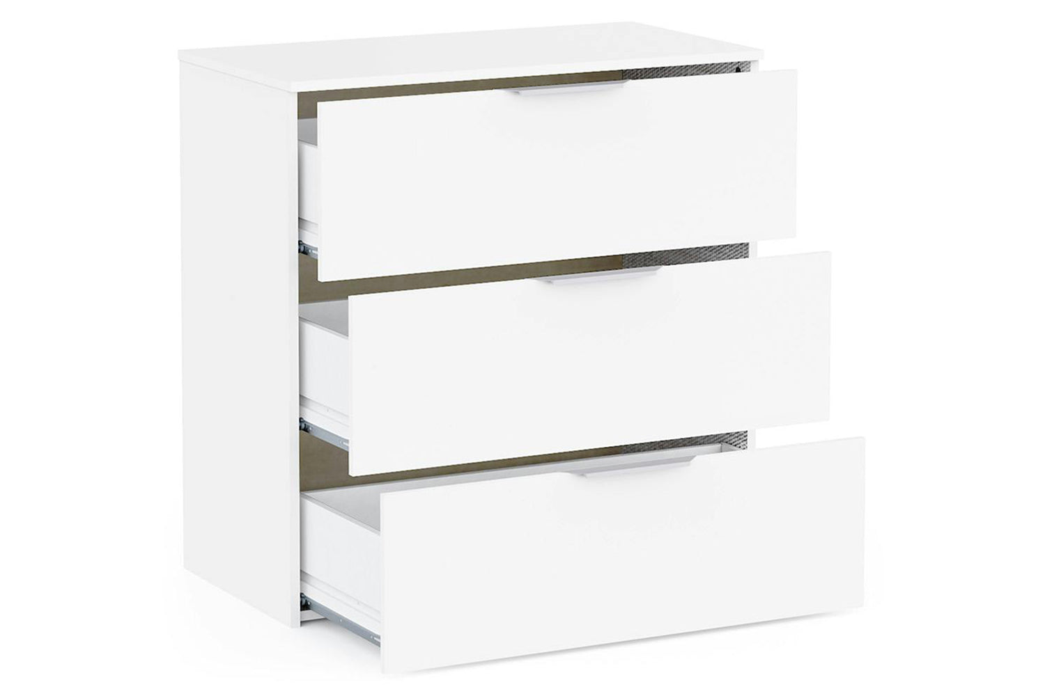 Ghost Chest of Drawer | 3 Drawer | White-6