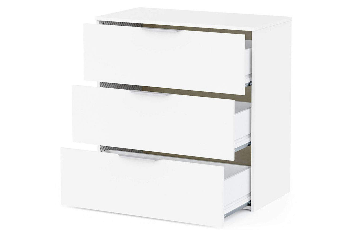 Ghost Chest of Drawer | 3 Drawer | White-5