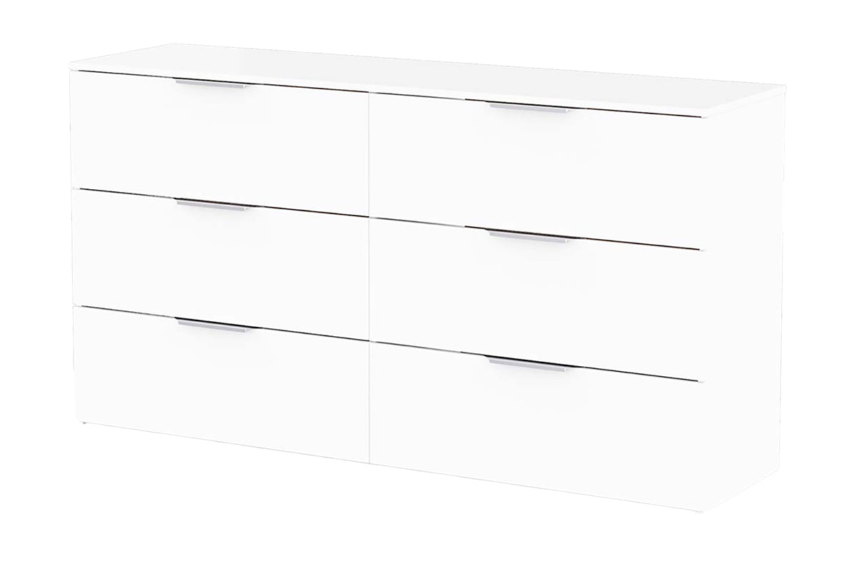 Ghost Dresser | 6 Drawer | White-4