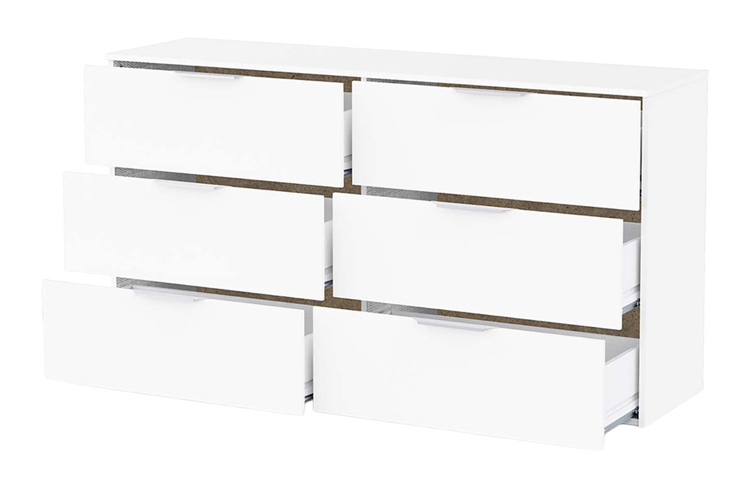 Ghost Dresser | 6 Drawer | White-6
