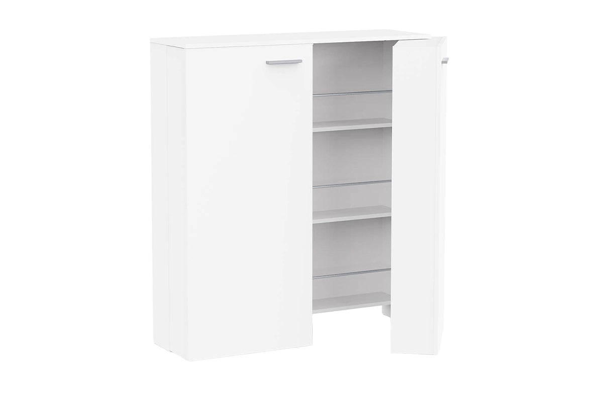 Blokty Cube Shoe Storage Cabinet | White-5