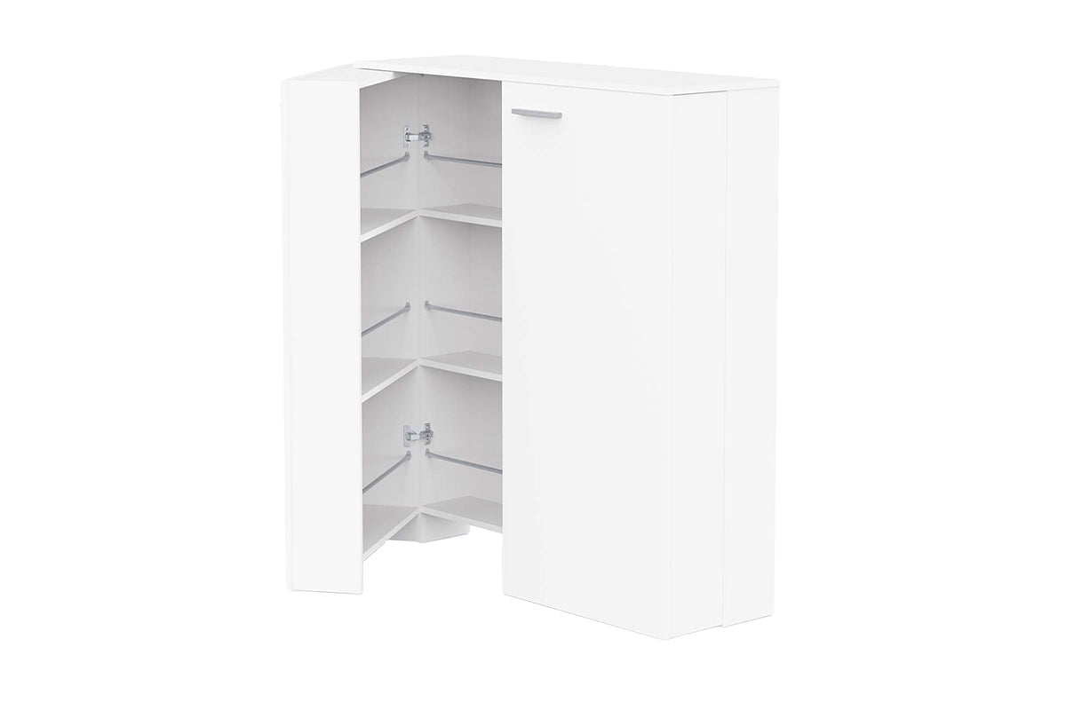 Blokty Cube Shoe Storage Cabinet | White-3