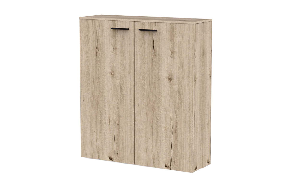 Blokty Cube Shoe Storage Cabinet | Oak Effect-2