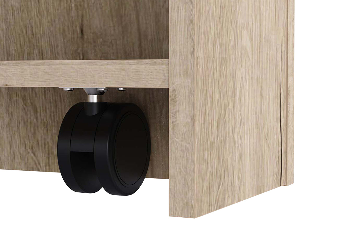 Blokty Cube Shoe Storage Cabinet | Oak Effect-9