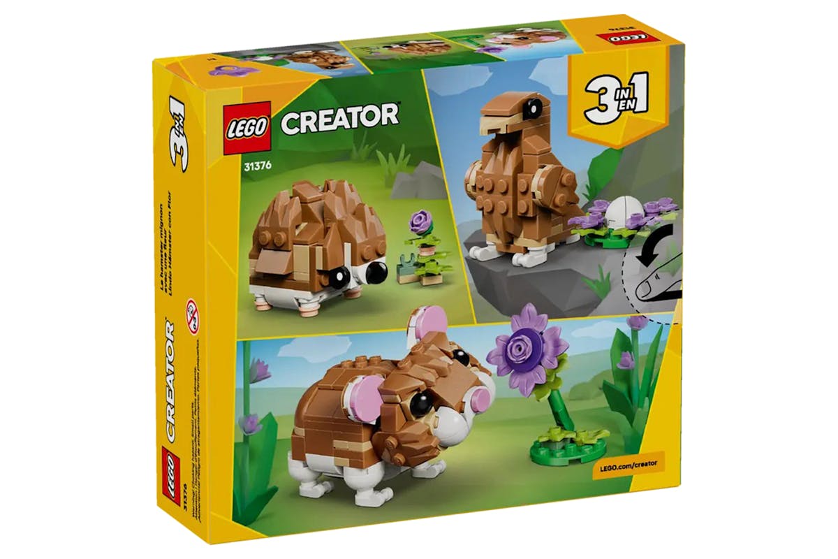 Lego Creator 3-in-1 Cute Hamster with a Flower 3 in 1 Building Toys-11