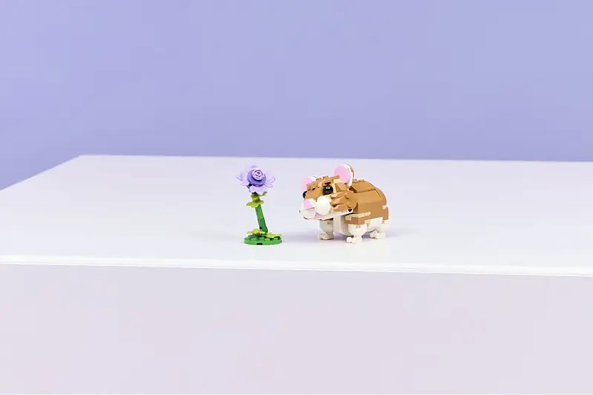 Lego Creator 3-in-1 Cute Hamster with a Flower 3 in 1 Building Toys-7
