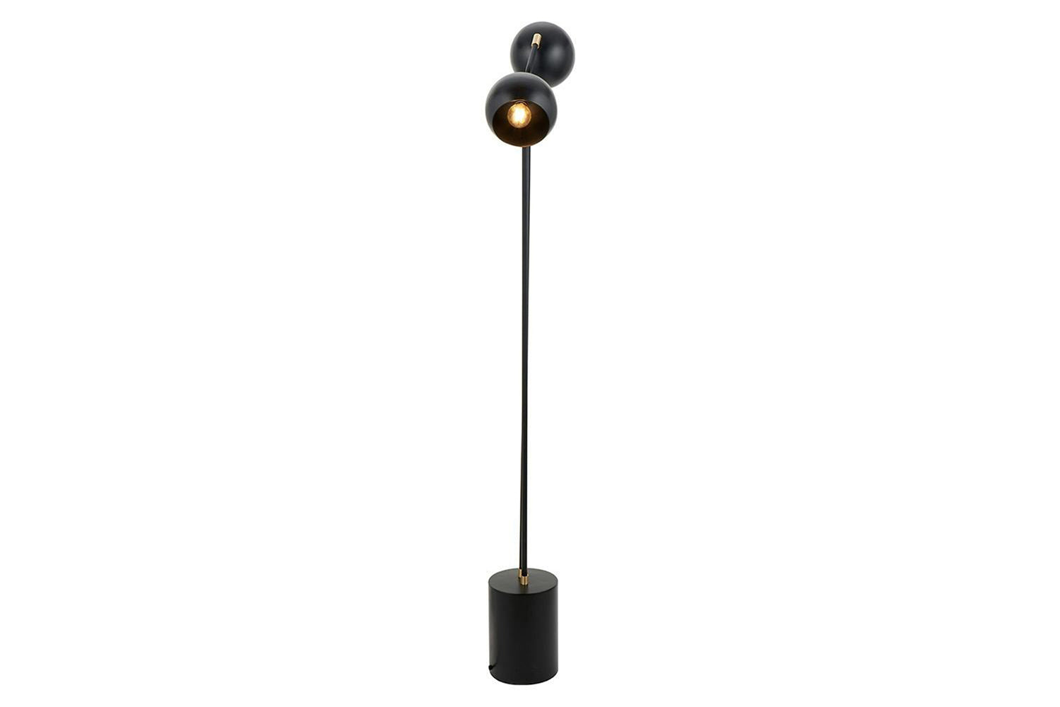 Bailey 2 Head Floor Lamp | Black-2