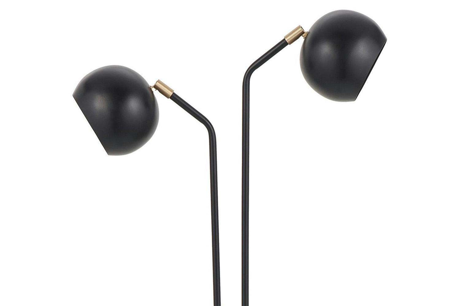 Bailey 2 Head Floor Lamp | Black-4
