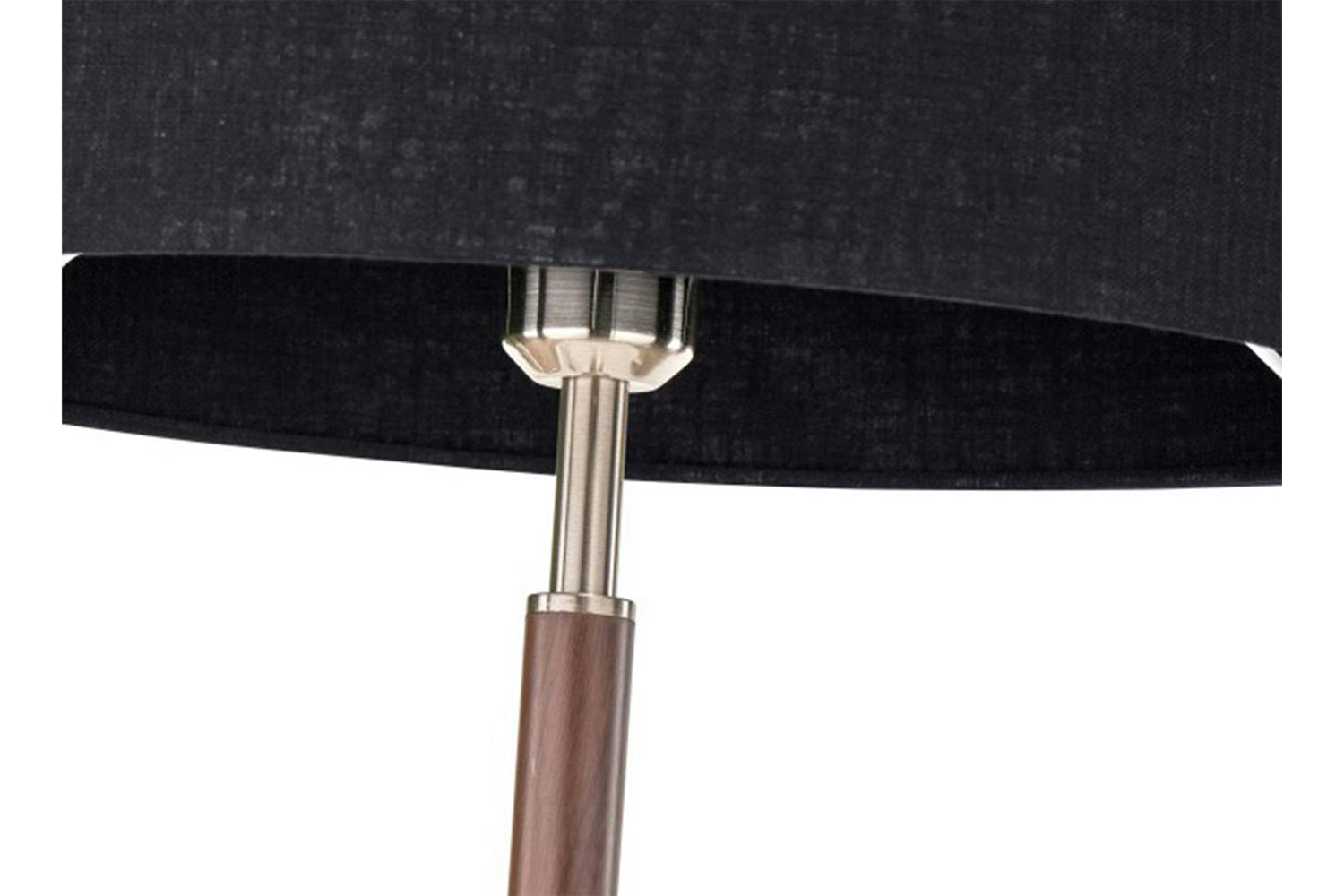 Gianni Floor Lamp | Silver/Wood Effect-5