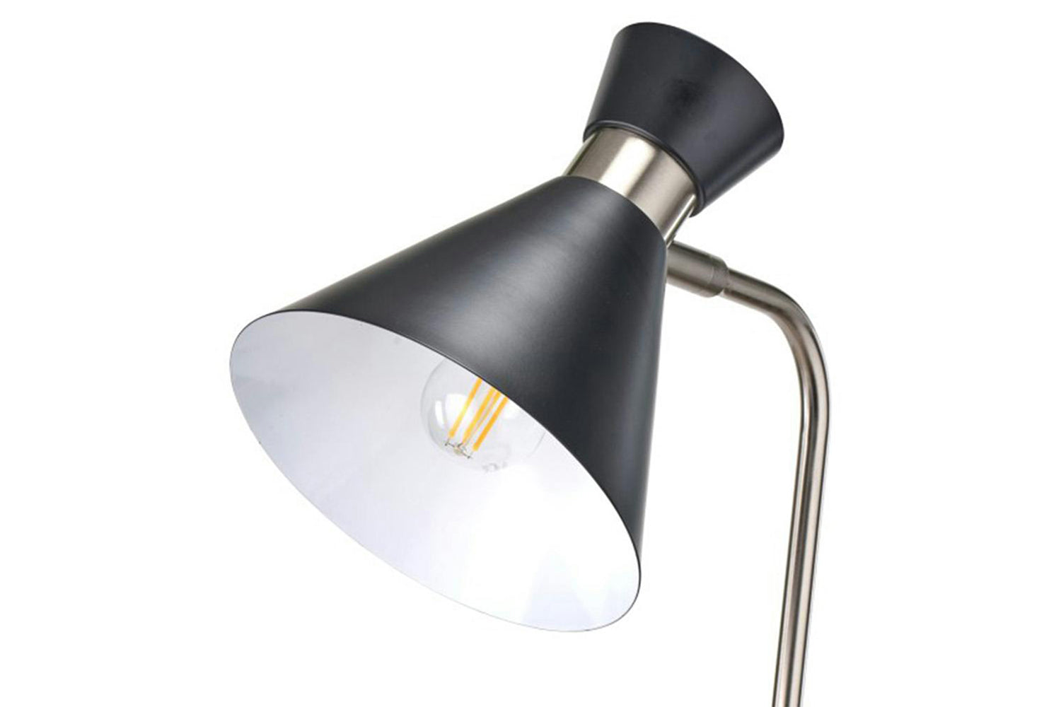 Benedict Metal Floor Lamp | Black/Silver-7