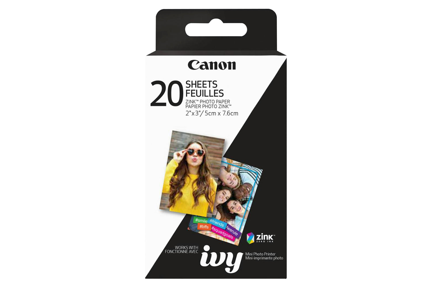 Canon Zink Paper for Zoemini | 20 Sheets