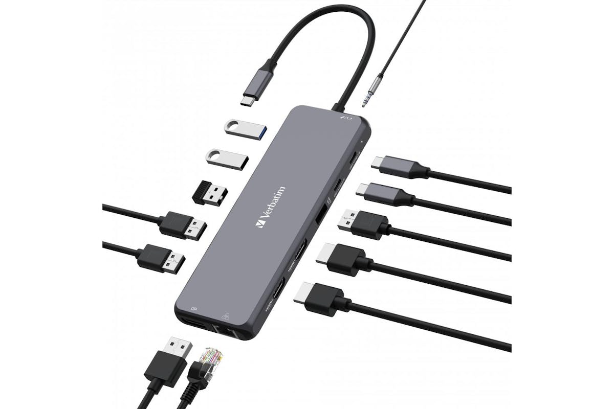 Verbatim USB-C Pro 13 Ports Multiport Hub-2