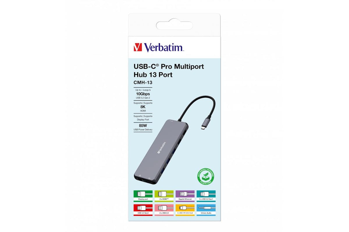 Verbatim USB-C Pro 13 Ports Multiport Hub-6