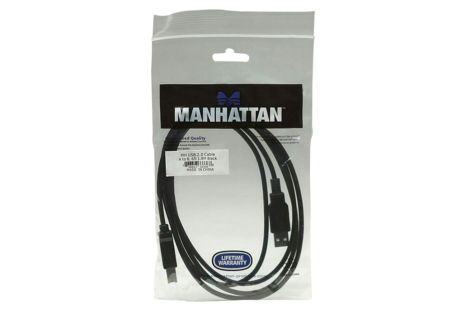 Manhattan USB A-B Cable | 1.8m