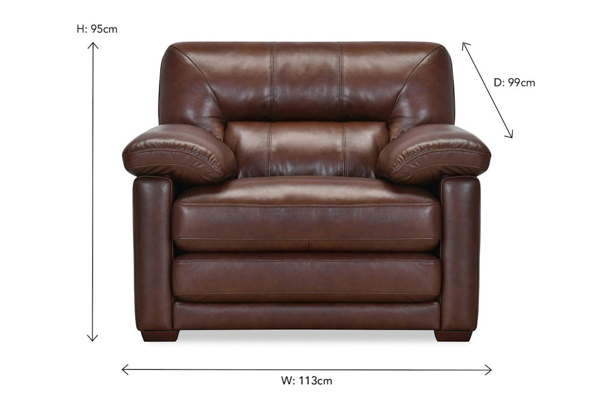 Lacey Armchair | Brown-2