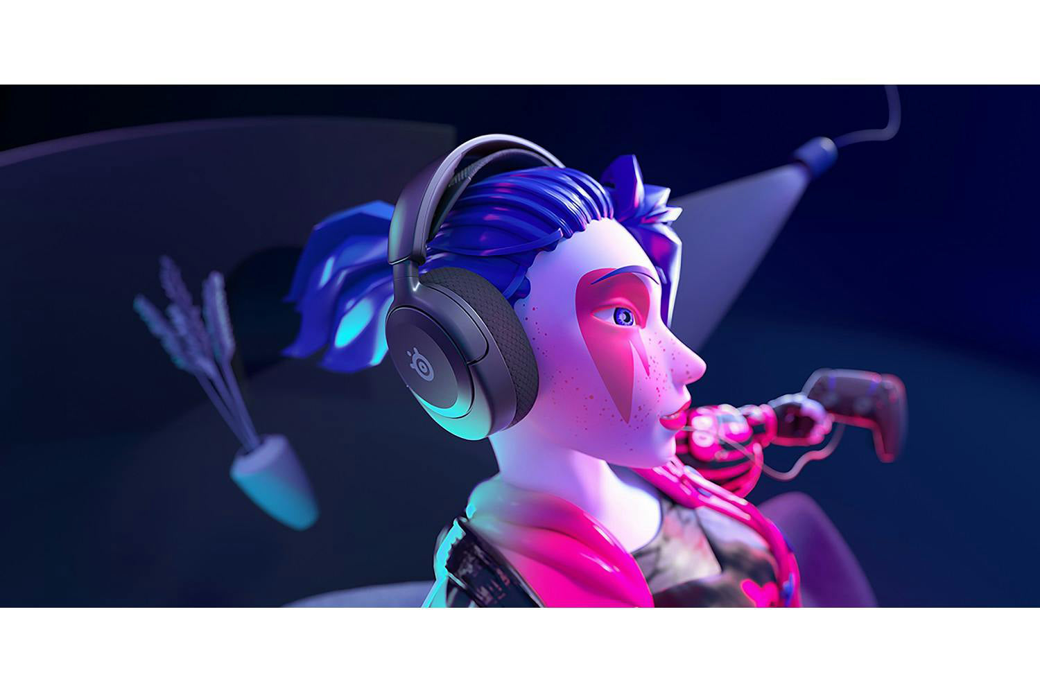 SteelSeries Arctis Nova 1P Gaming Headset | Black-6