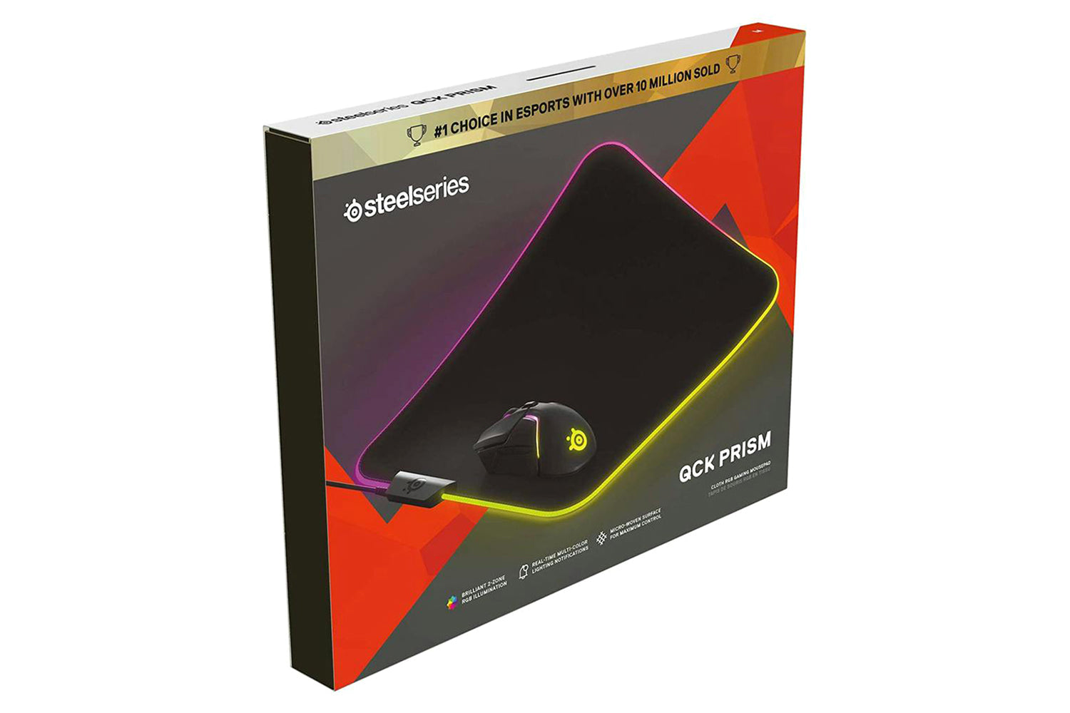 SteelSeries QCK Prism Medium Gaming Mouse Pad-5