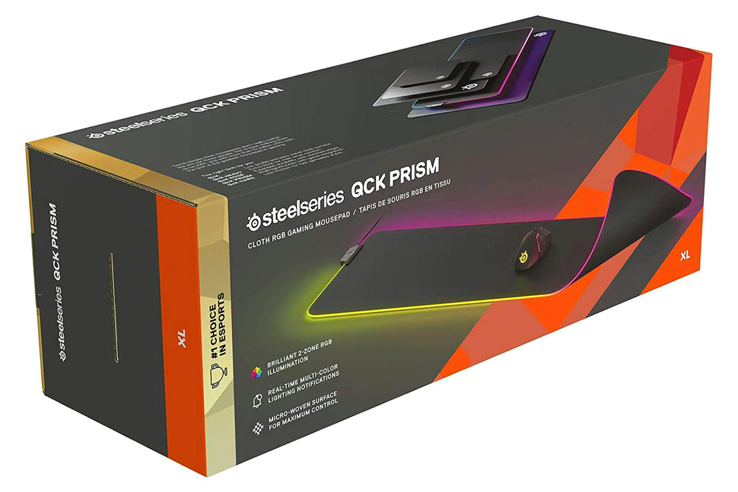 SteelSeries QCK Prism Gaming Mouse Pad | XL-2