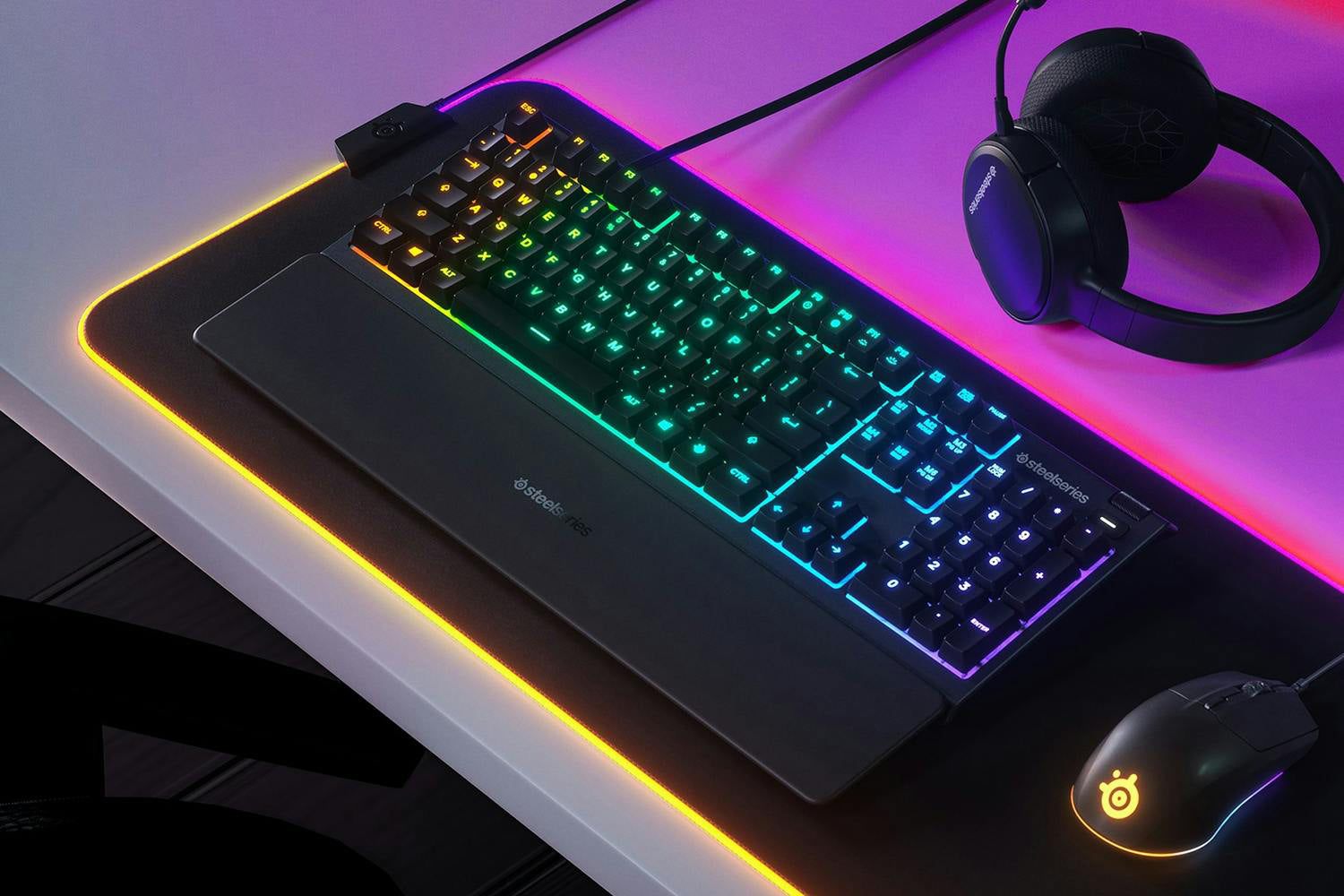 SteelSeries Apex 3 Water Resistant Gaming Keyboard-2