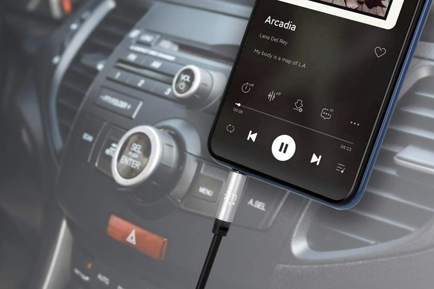 Manhattan 3.5 mm Stereo Audio Aux Cable | 2m-11