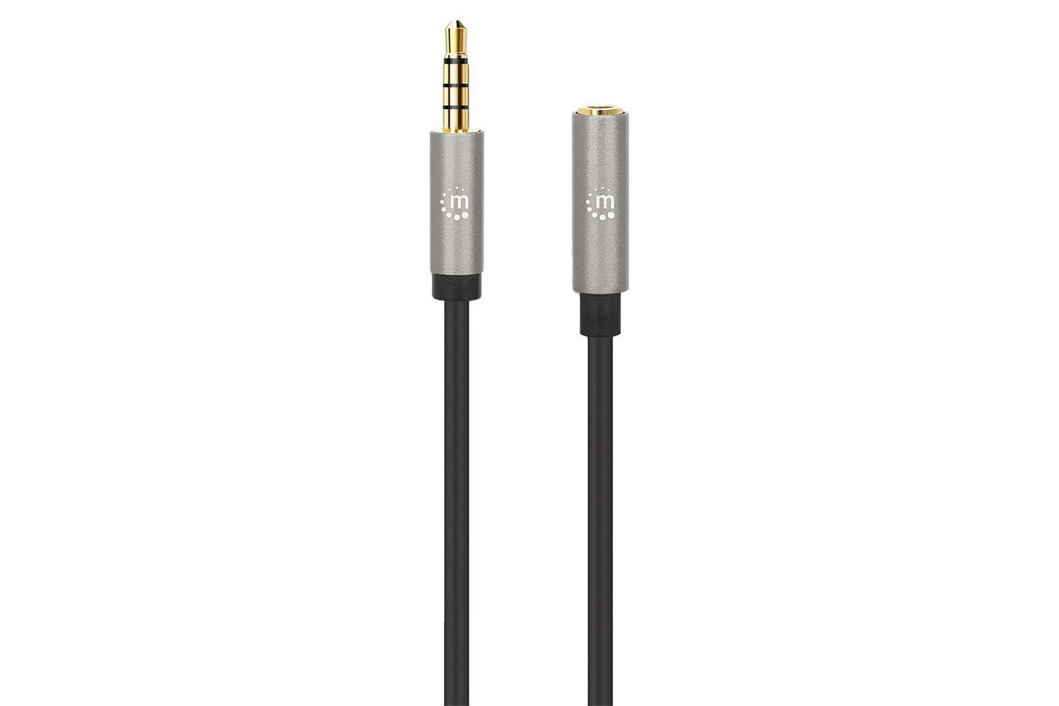 Manhattan 3.5 mm Stereo Audio Aux Extension Cable | 2m-4