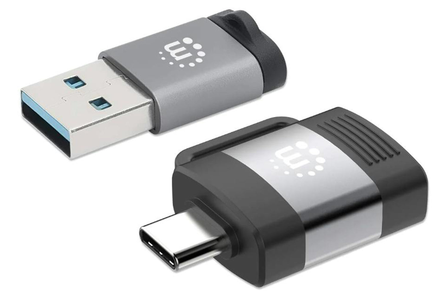 Manhattan USB-C to USB-A & USB-A to USB-C Adapters | Set of 2-3