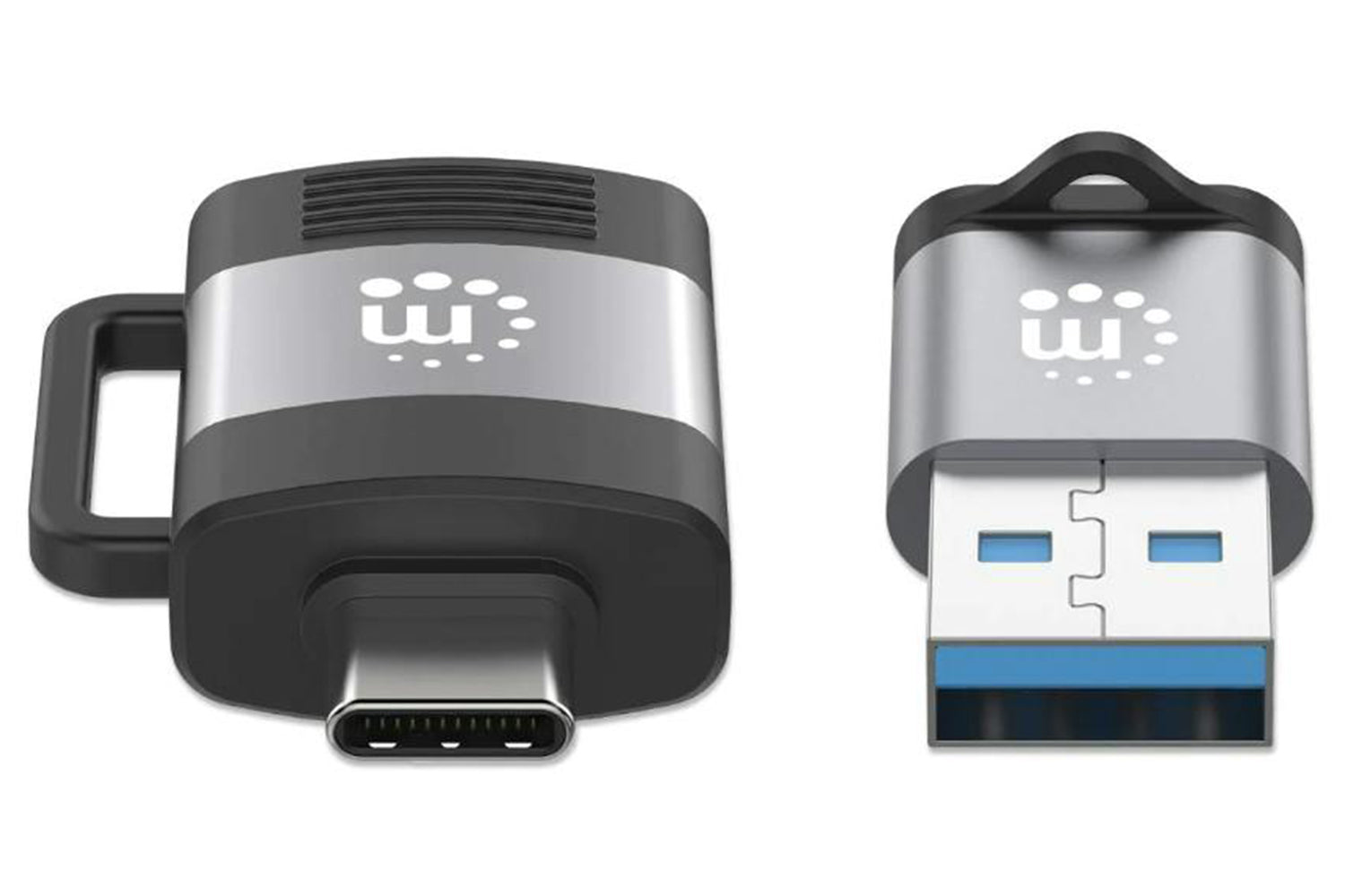 Manhattan USB-C to USB-A & USB-A to USB-C Adapters | Set of 2-4