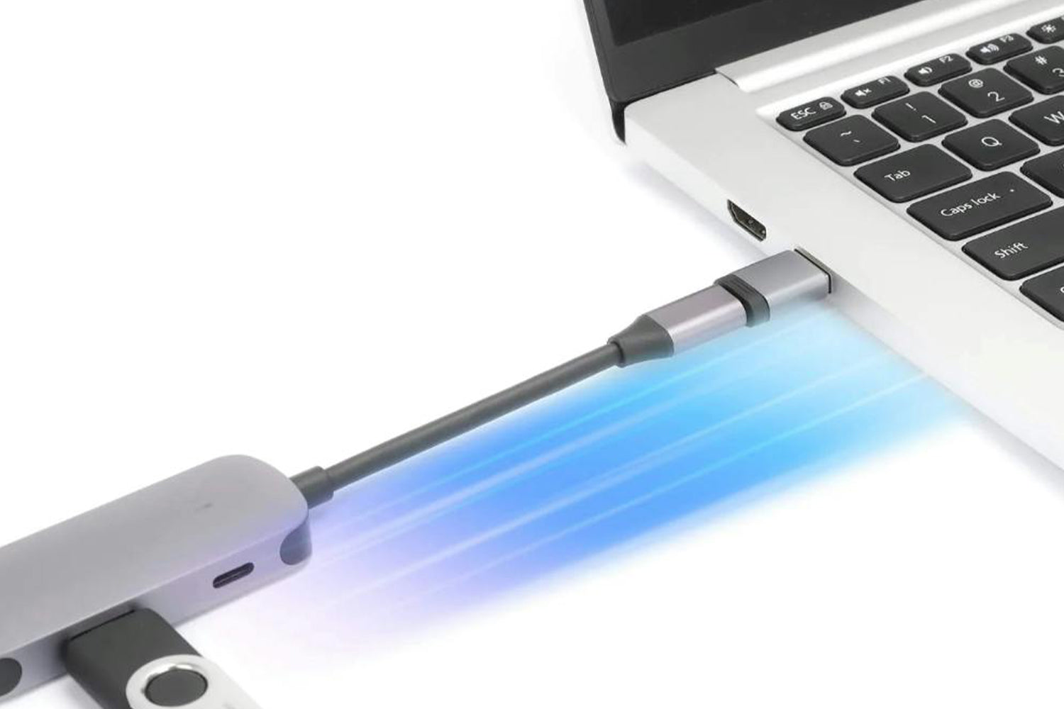 Manhattan USB-C to USB-A & USB-A to USB-C Adapters | Set of 2-7