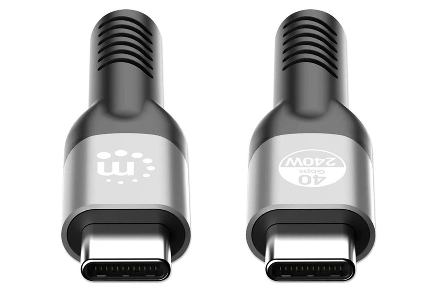 Manhattan USB4 Type-C Charging Cable | Black-5