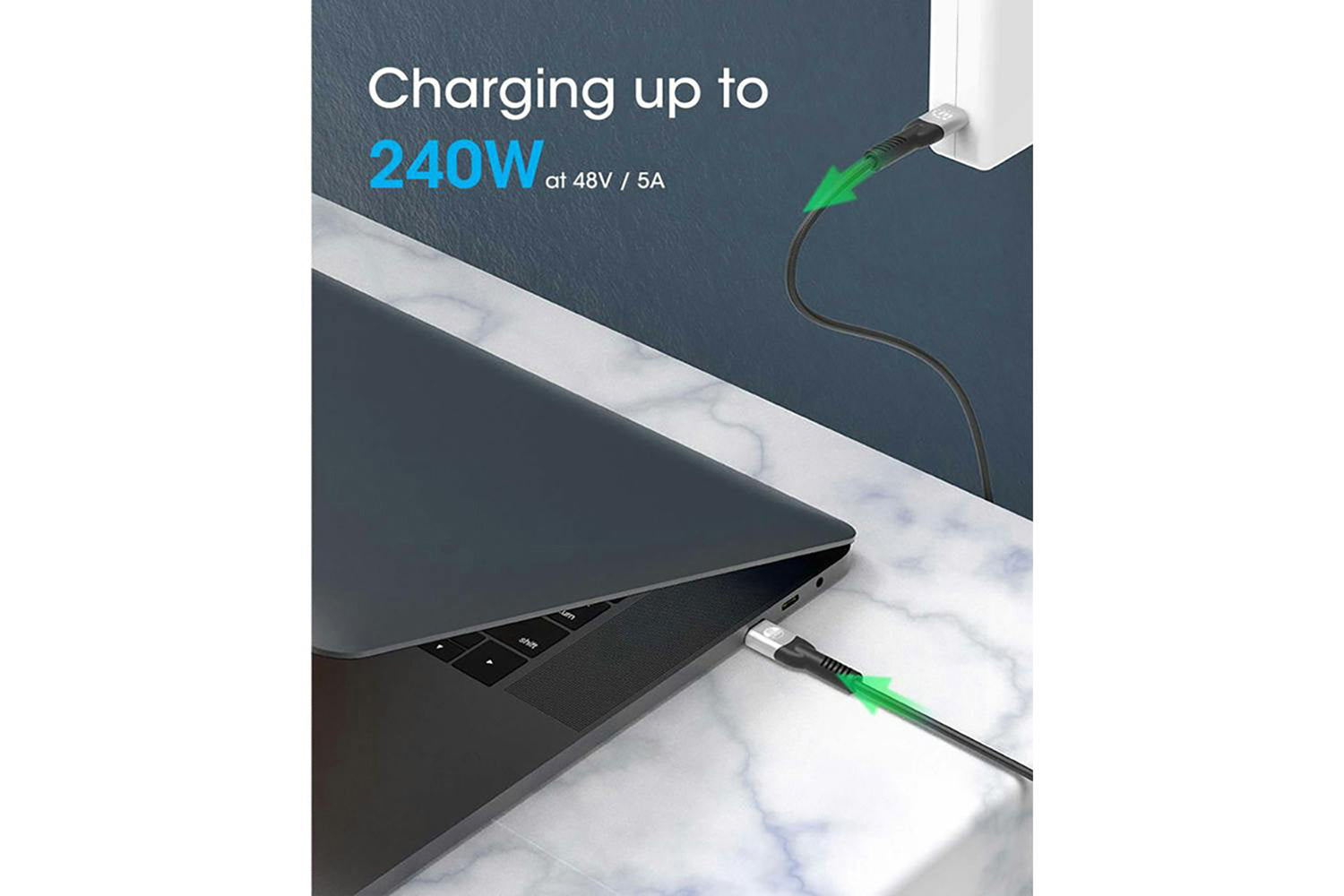 Manhattan USB4 Type-C Charging Cable | Black-8