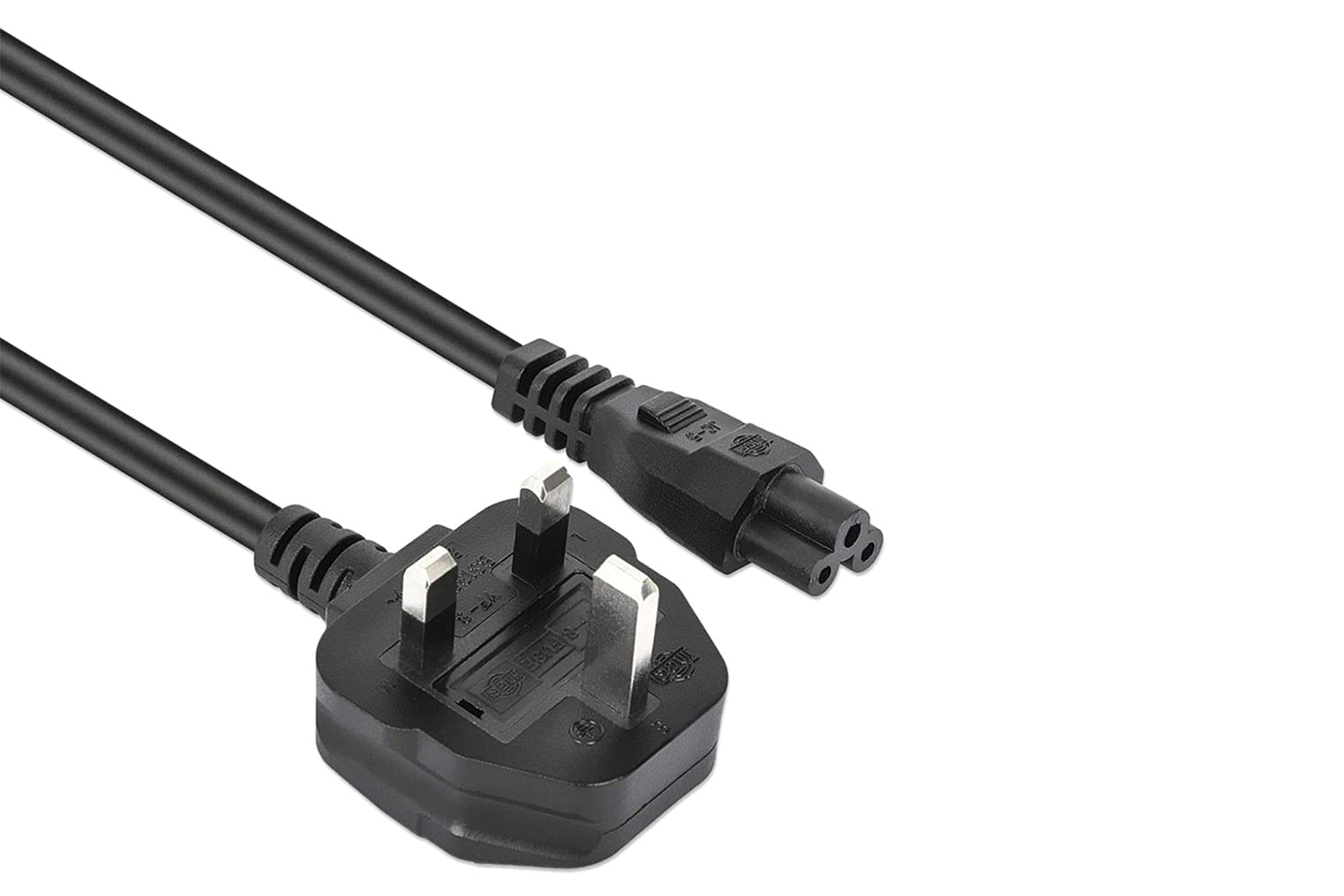 Manhattan 3-Pin UK Power Cable BS1363 to C5-2