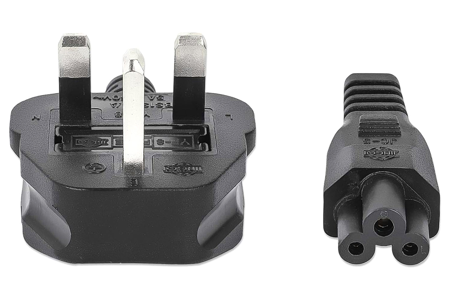 Manhattan 3-Pin UK Power Cable BS1363 to C5-3