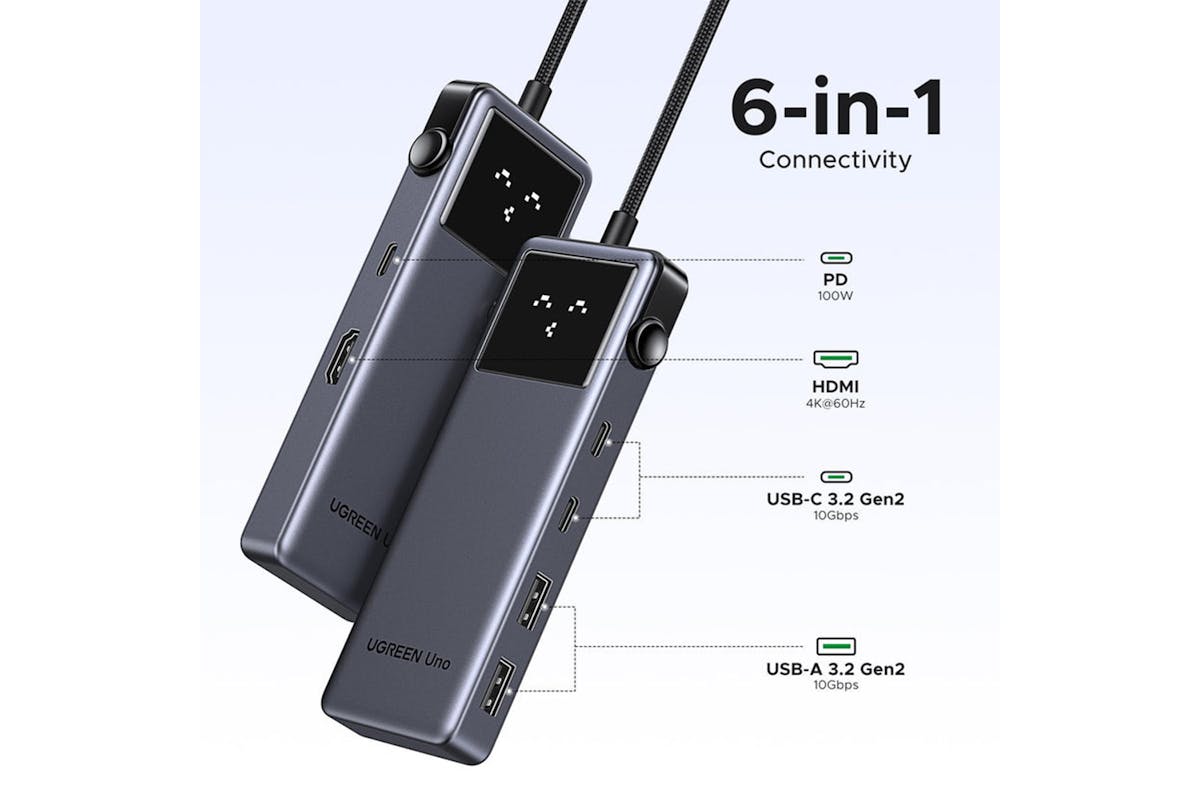UGREEN Uno 6-in-1 USB-C Multiport Hub-2
