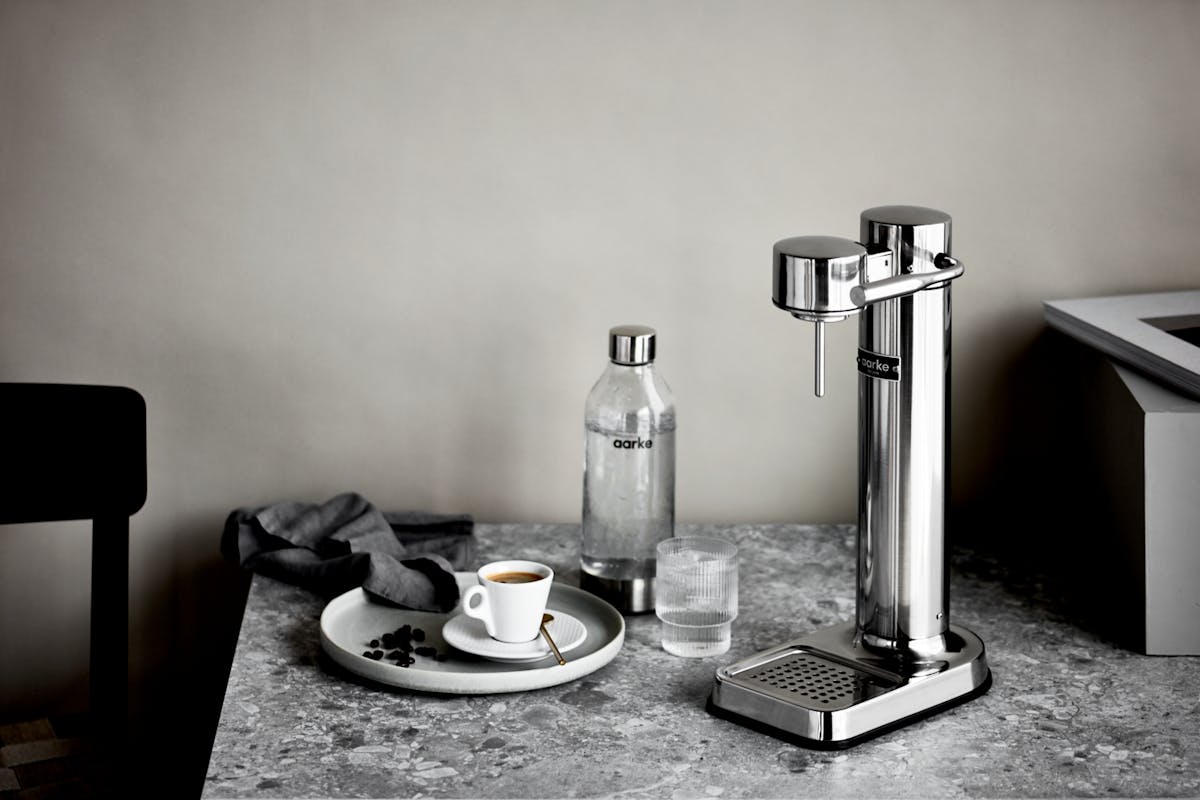 Aarke Carbonator 3 Sparkling Water Maker & CO2 Cylinder | Steel-2