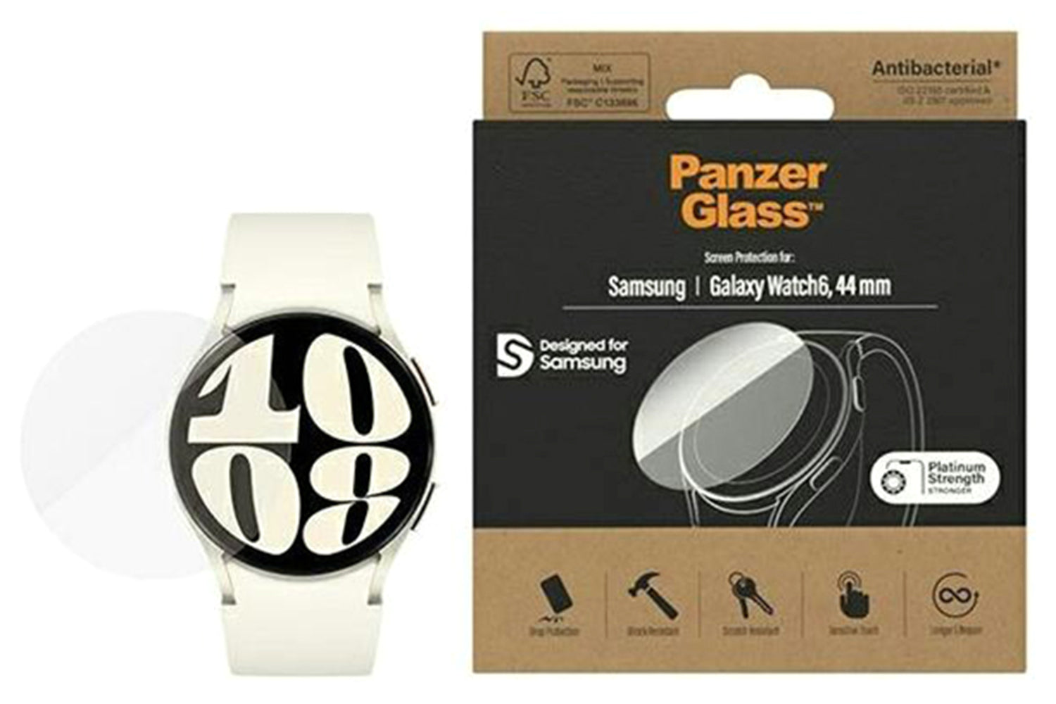 PanzerGlass Samsung Galaxy Watch 6 Screen Protection | 44mm-3