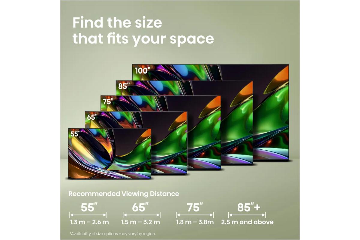 Hisense 65" UR8S RGB Mini LED Smart TV (2026) | 65UR8S-15