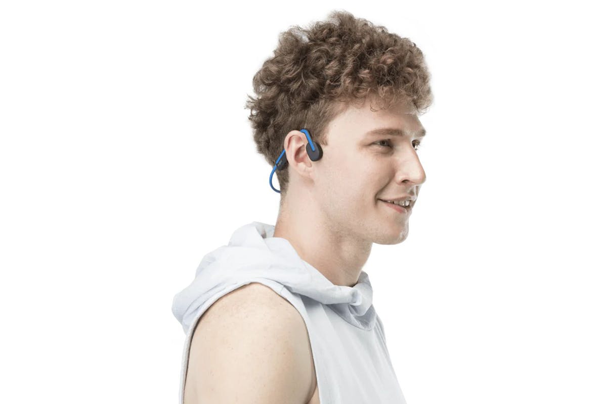 Shokz OpenMove Open-Ear Wireless Headphones | Elevation Blue-5
