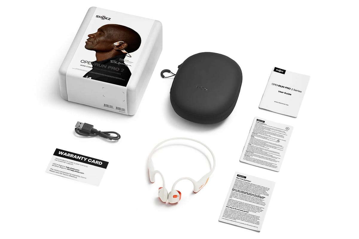 Shokz OpenRun Pro 2 Mini Open-Ear Wireless Headphones | Orange-6