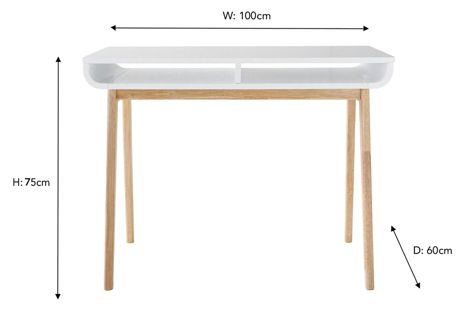 Poppy Desk | White-3