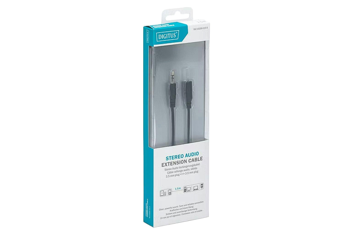 Digitus 3.5mm Stereo Audio Extension Cable | 1.5m-5
