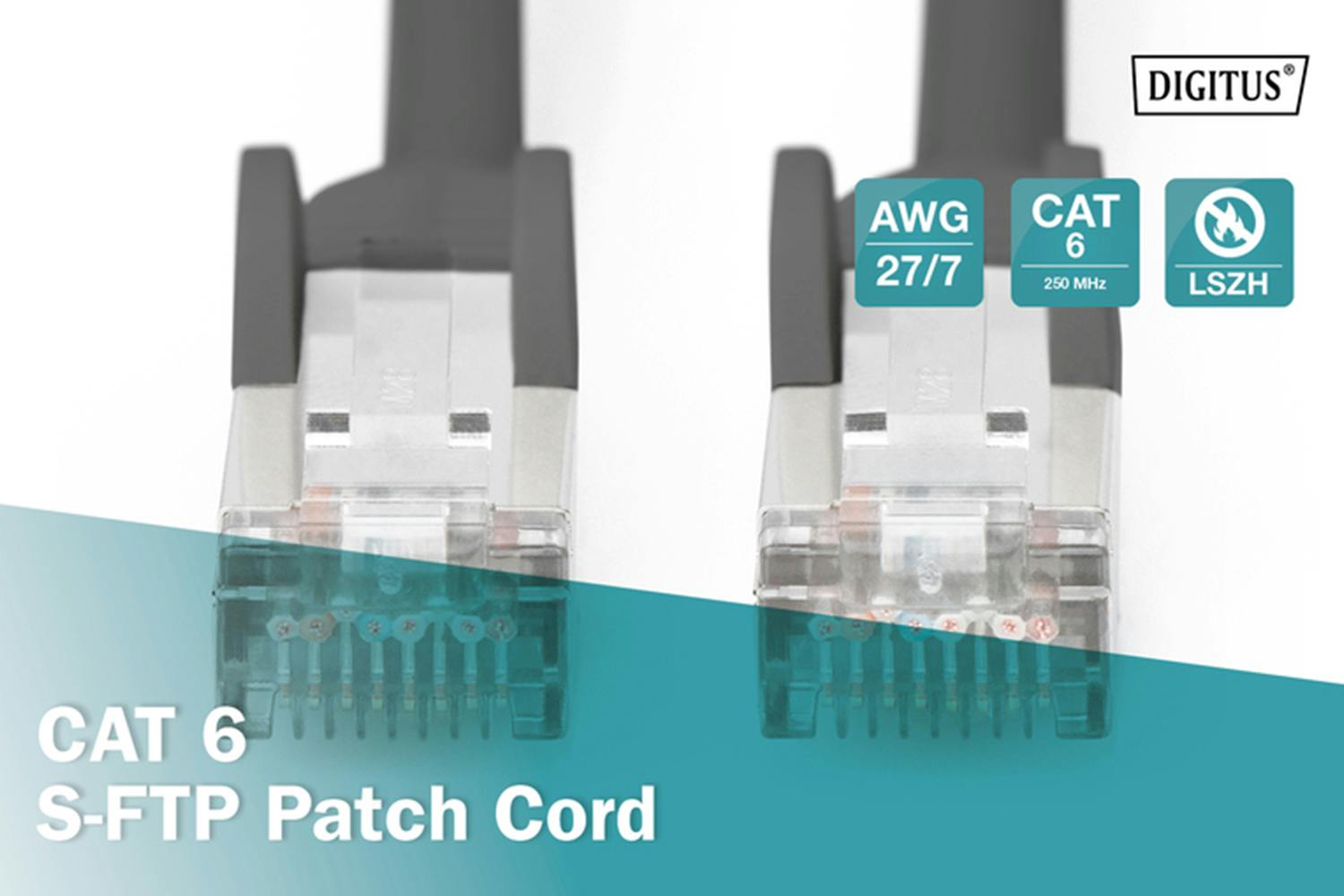 Digitus CAT 6 S-FTP Patch Cord | 1m-4