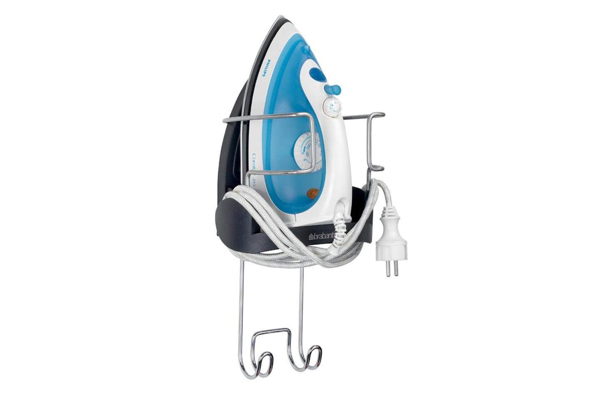 Brabantia Wall-Mounted Iron Rest and Ironing Board Holder | Cool Grey-2