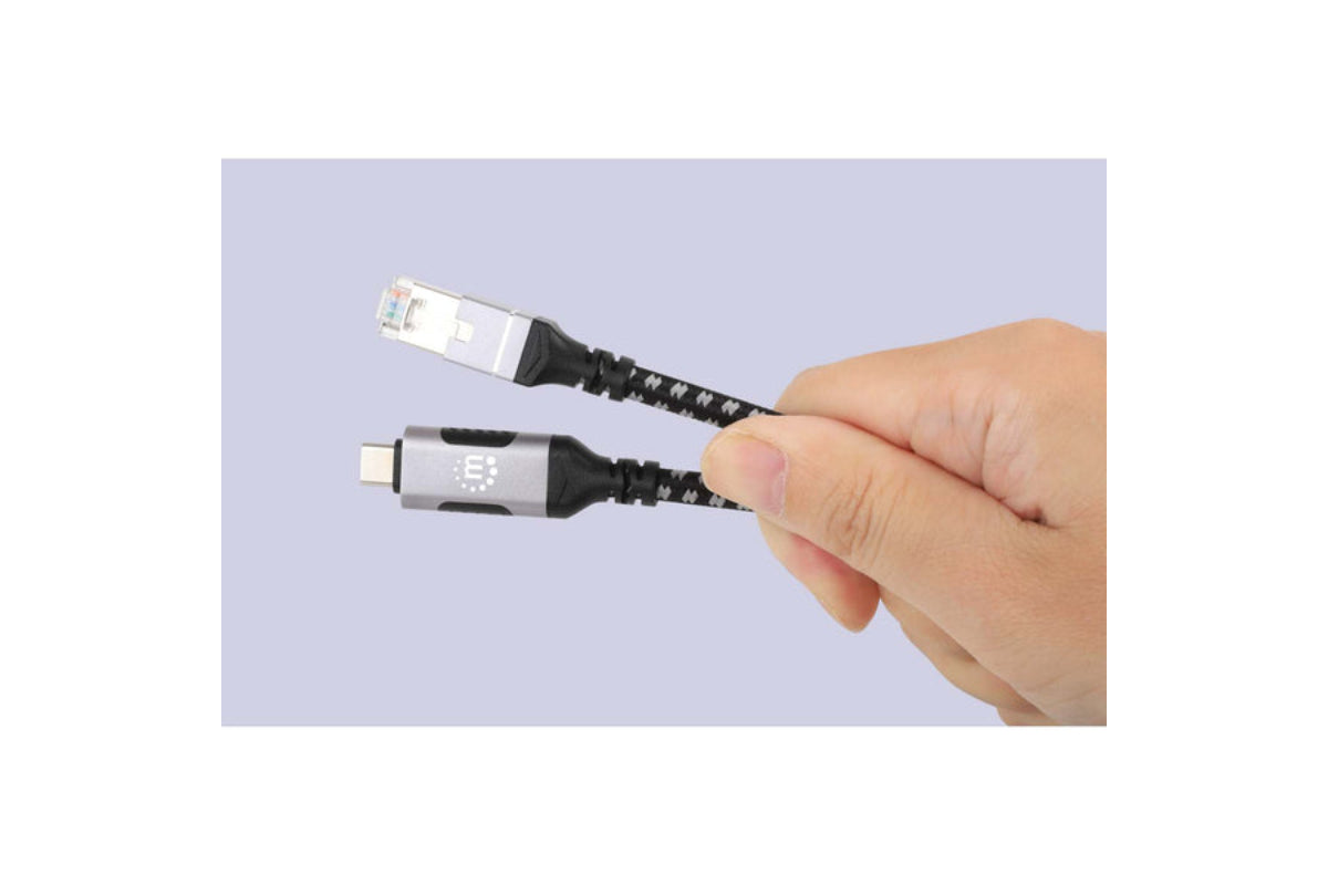 Manhattan USB-C to Gigabit Ethernet Network Cable | 2m-7